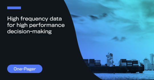 High Frequency Data for High Performance Decision-Making