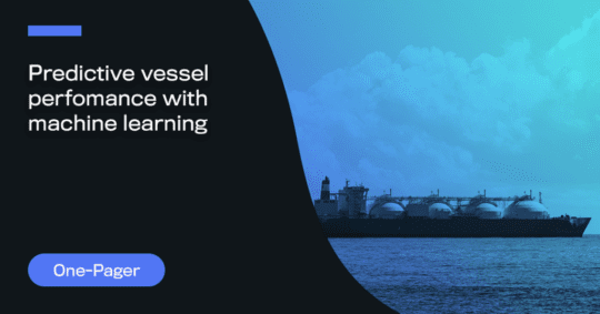 Predictive Vessel Performance With Machine Learning