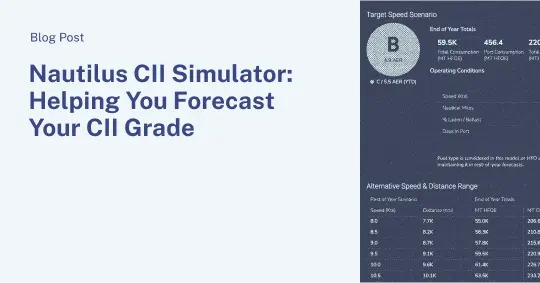 CII Simulator by Nautilus Labs, Forecast your CII Grade with Nautilus Labs