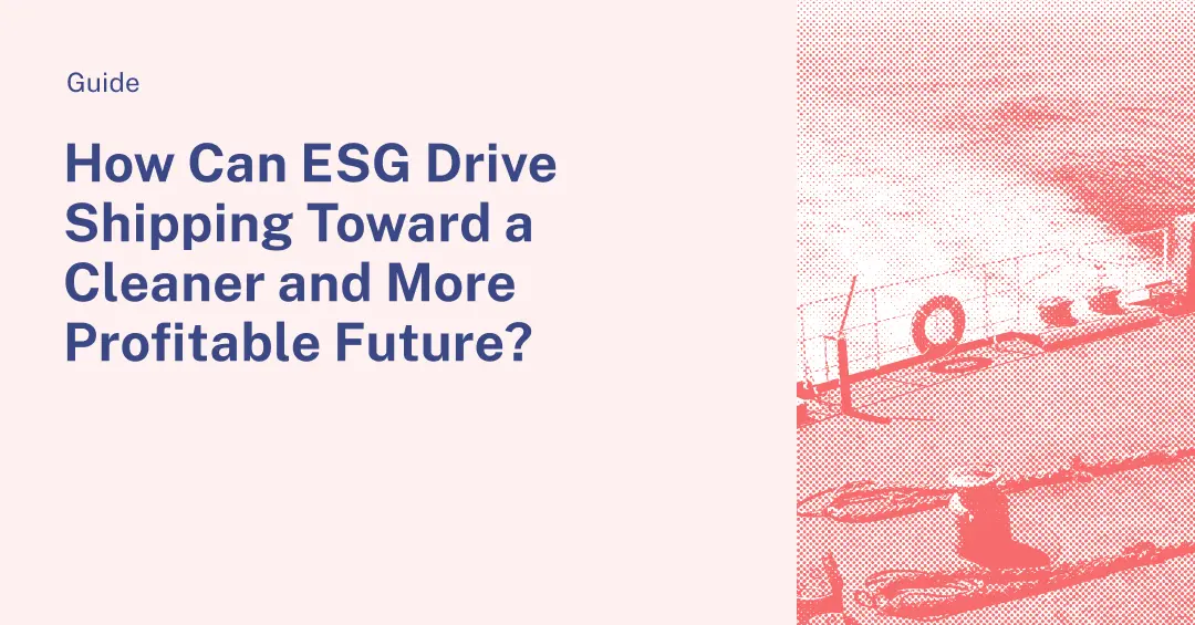 ESG in maritime shipping